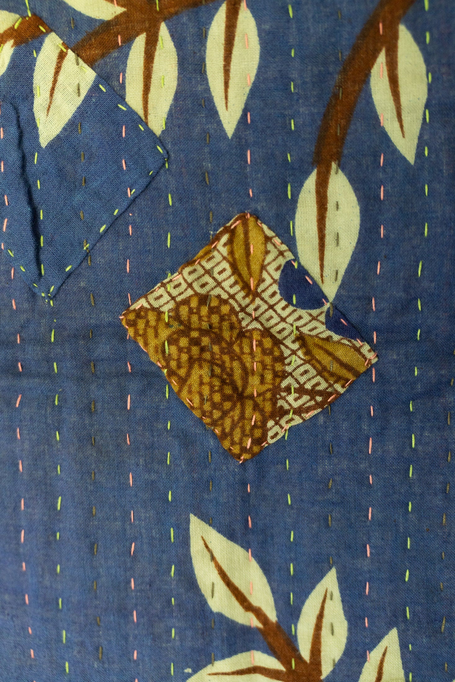 Held Kantha Throw