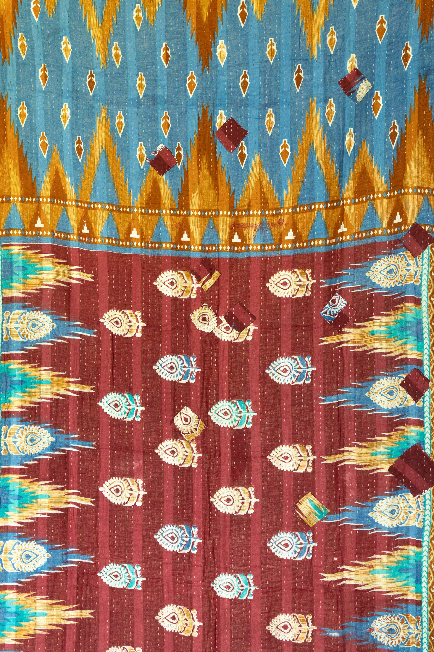 Held Kantha Throw