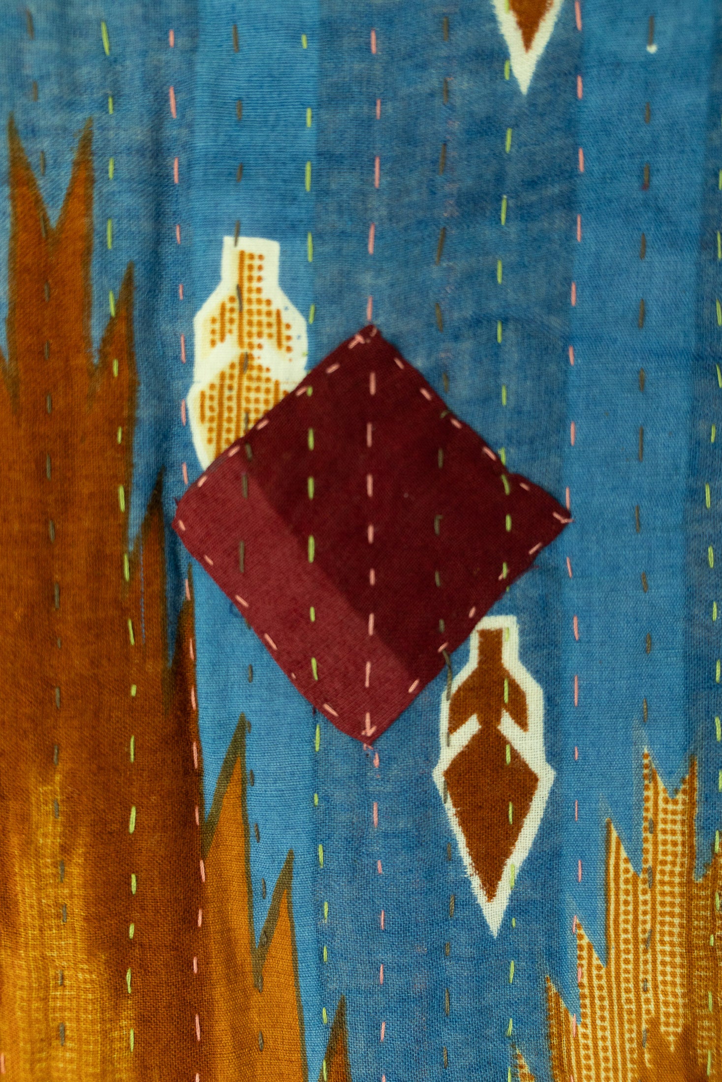 Held Kantha Throw