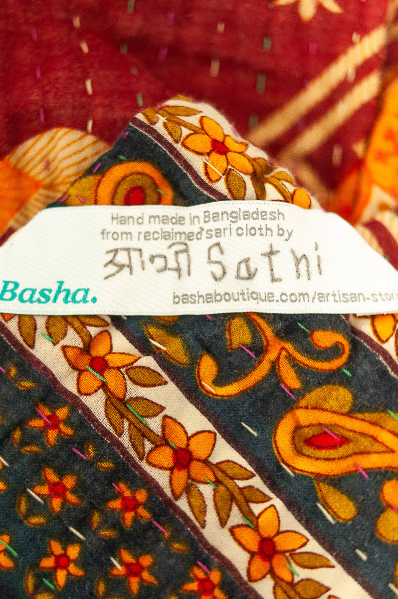 Heritage Kantha Throw