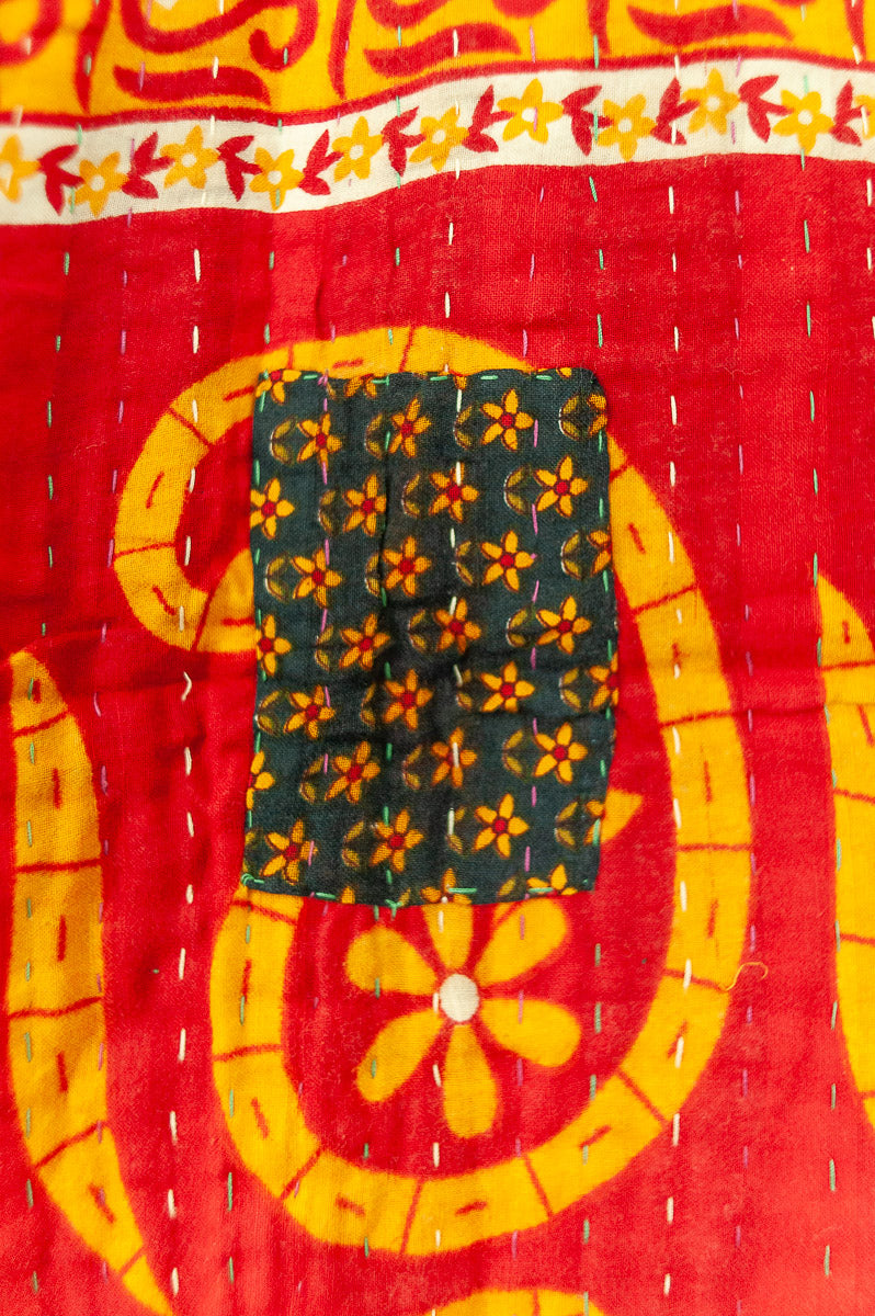 Heritage Kantha Throw