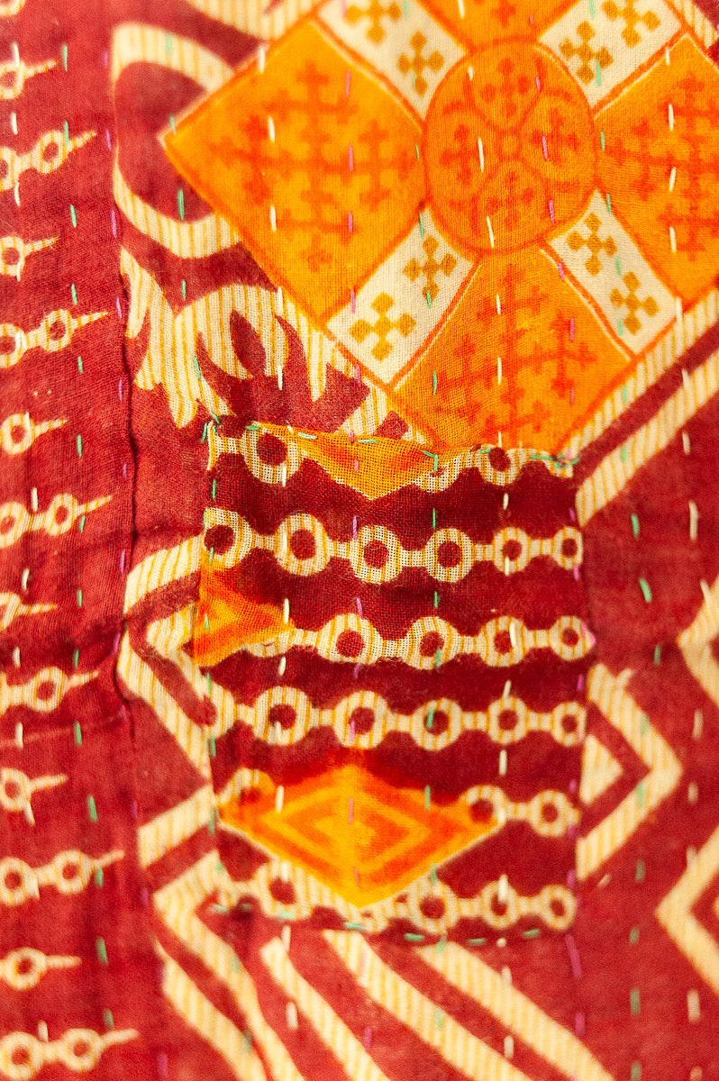 Heritage Kantha Throw