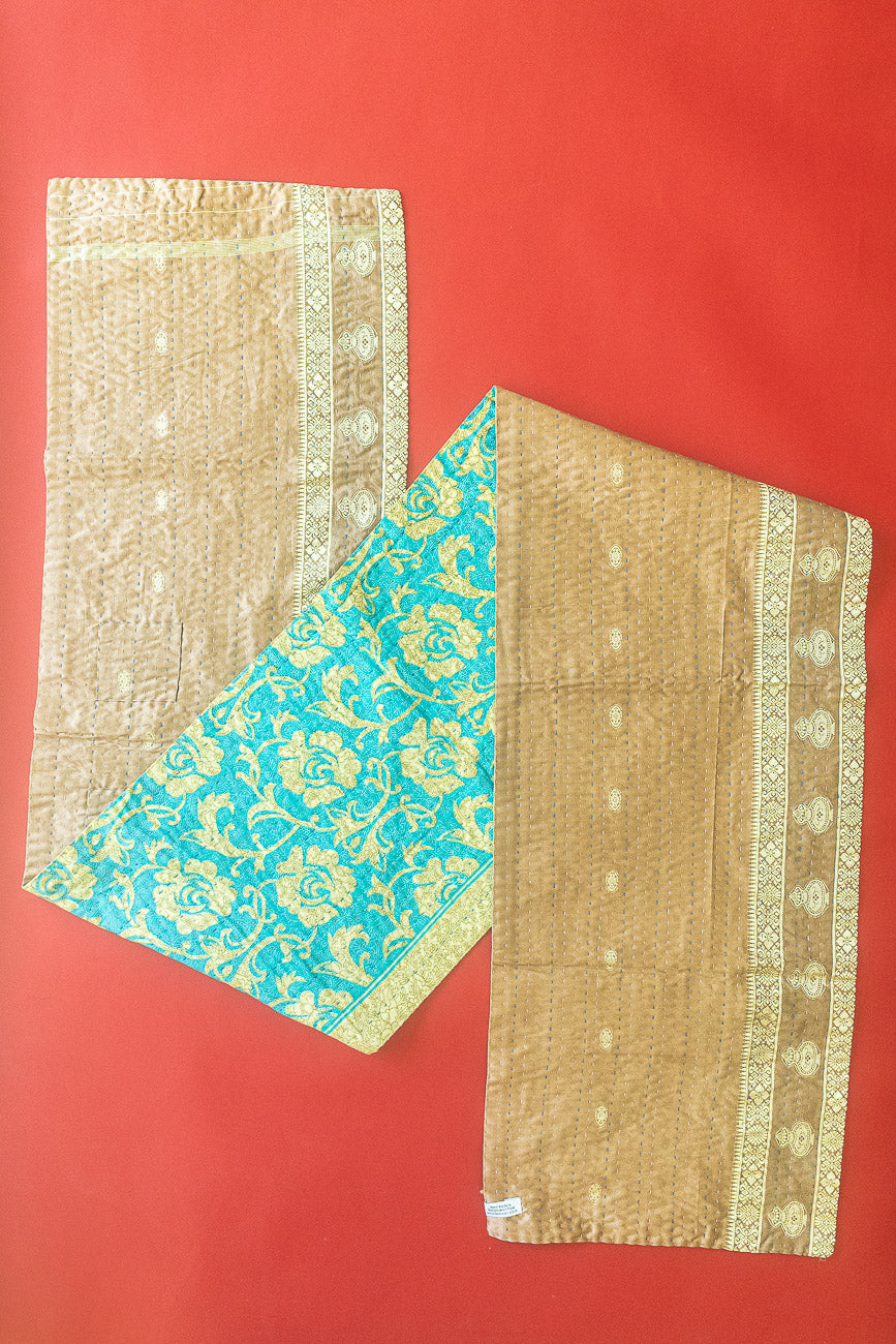 Holiday Kantha Table Runner - Holiday Gift