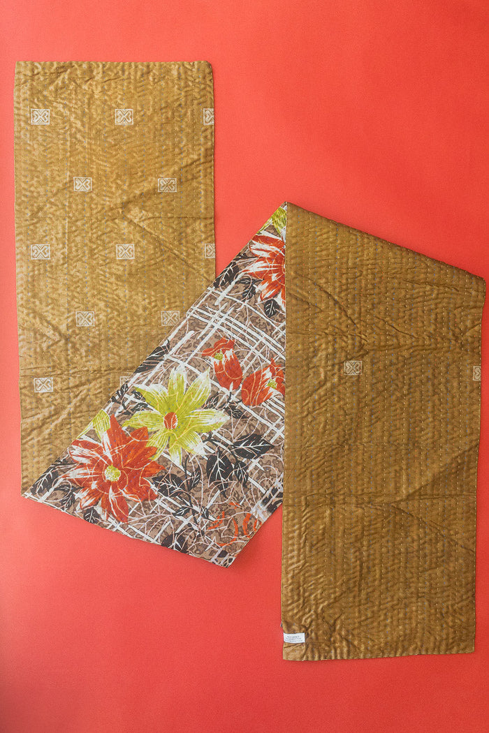 Holiday Kantha Table Runner - Holiday Gift