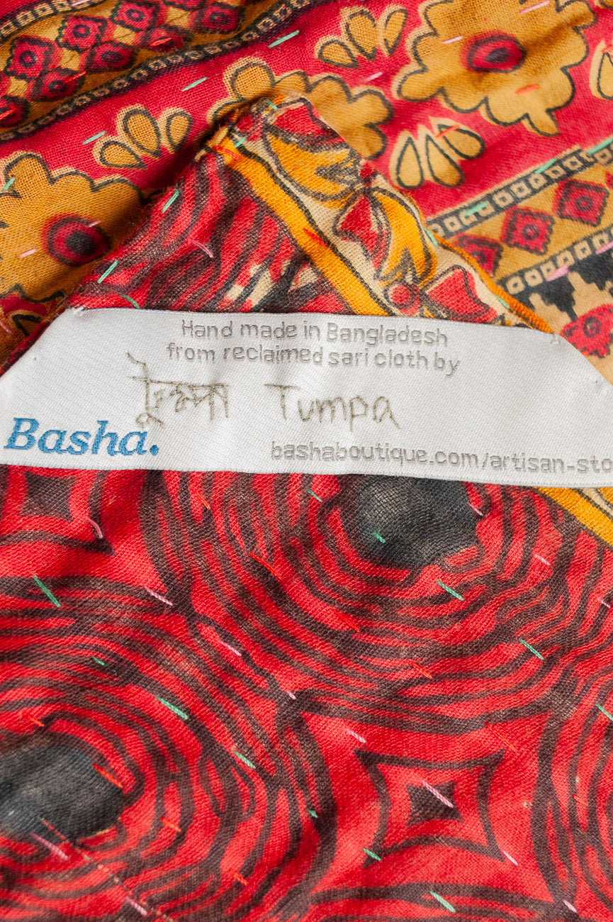 Honeycomb Large Kantha Throw