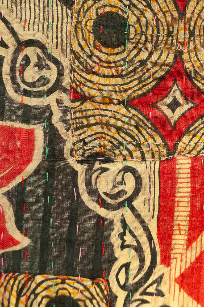 Honeycomb Large Kantha Throw