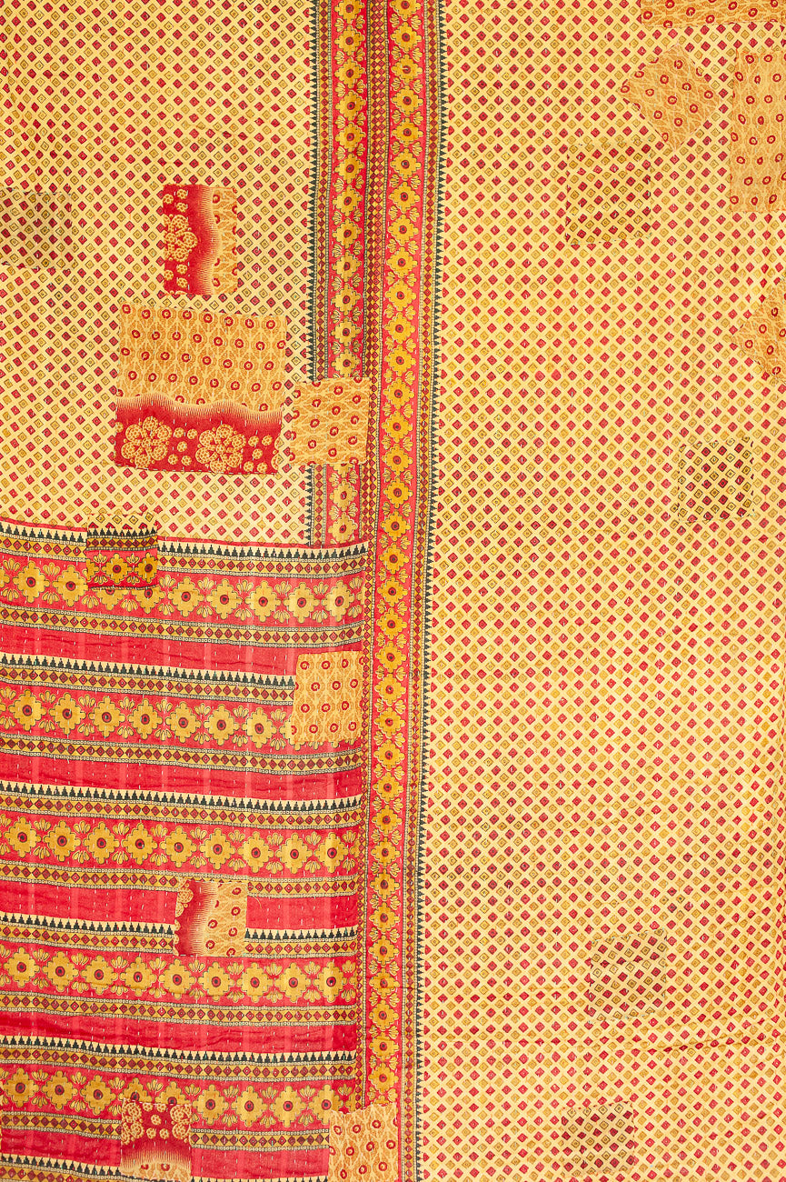 Honeycomb Large Kantha Throw