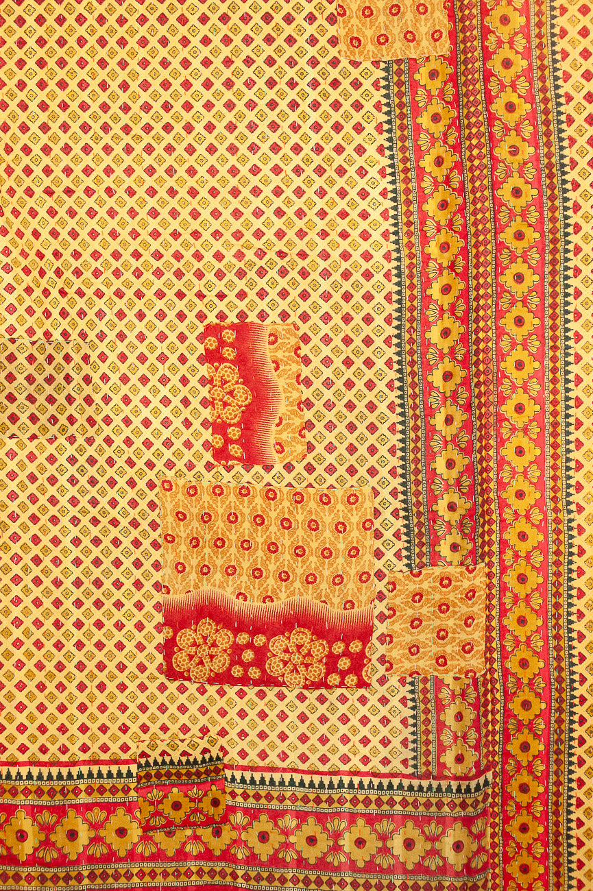 Honeycomb Large Kantha Throw