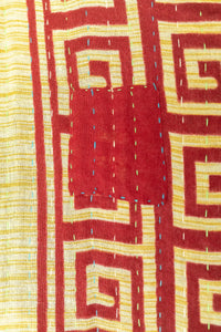 Hopeful Kantha Throw Blanket
