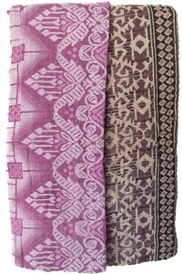 Kantha Throw Bed Quilt