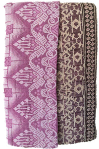 Kantha Throw Bed Quilt