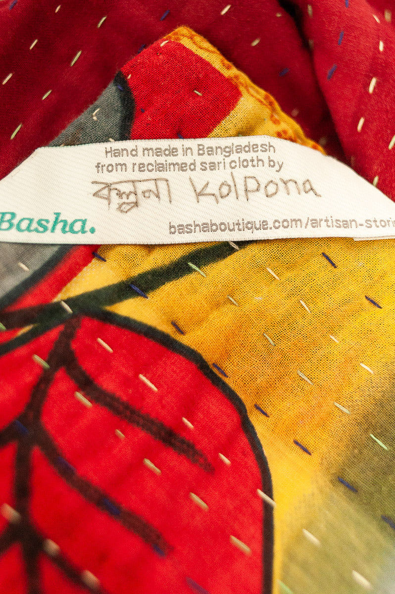 Horizon Kantha Throw