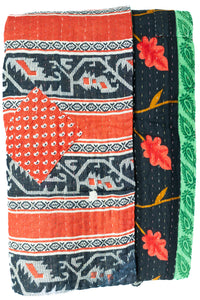 Horizon Kantha Throw Blanket