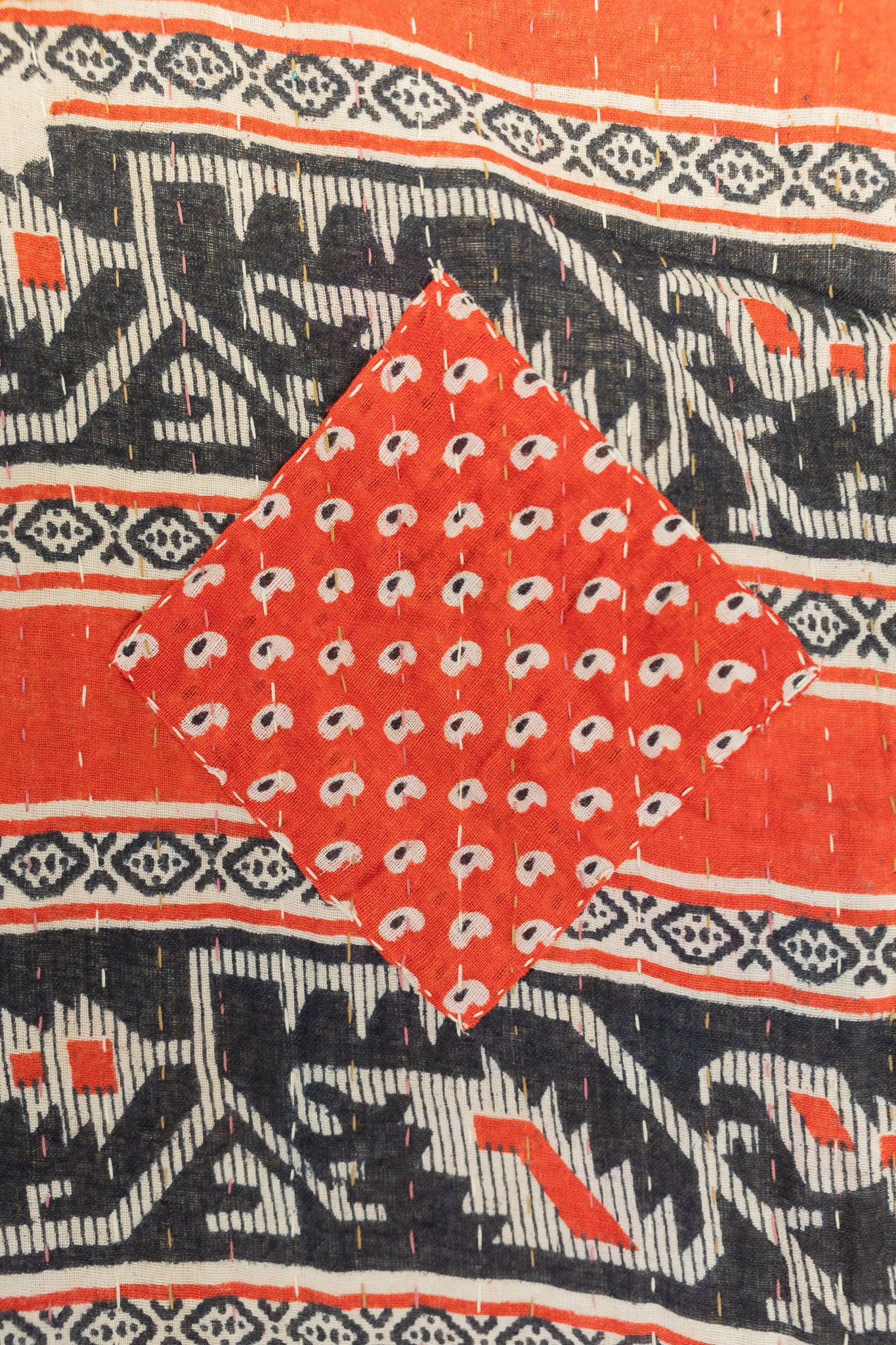 Horizon Kantha Throw Blanket