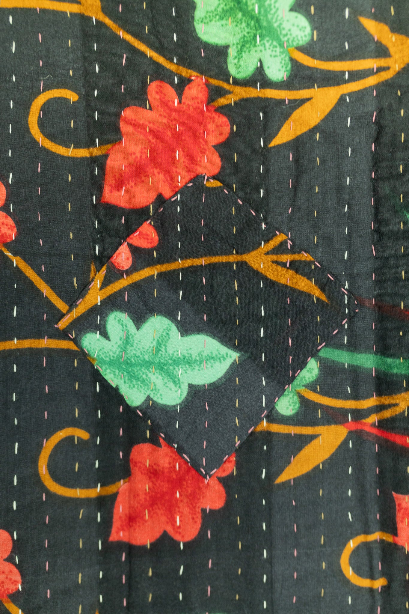 Horizon Kantha Throw Blanket