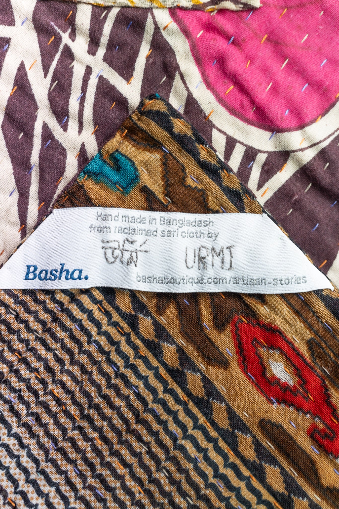 Hostess Kantha Throw Blanket