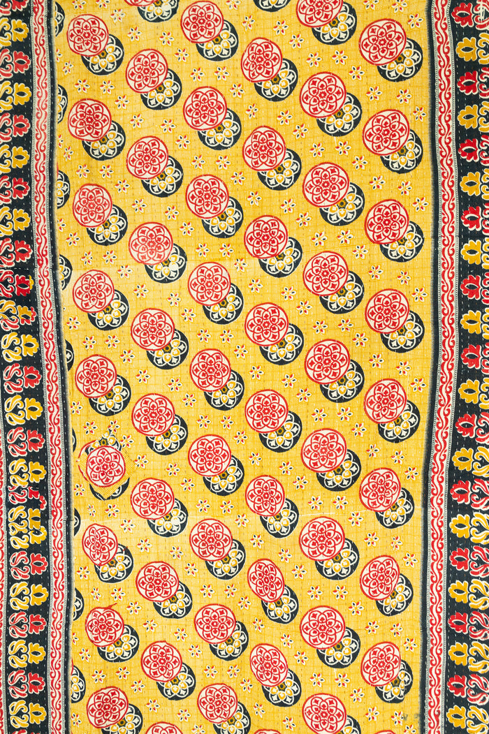 Kantha Throw Bed Quilt