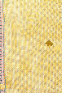 Hyacinth Kantha Throw Blanket