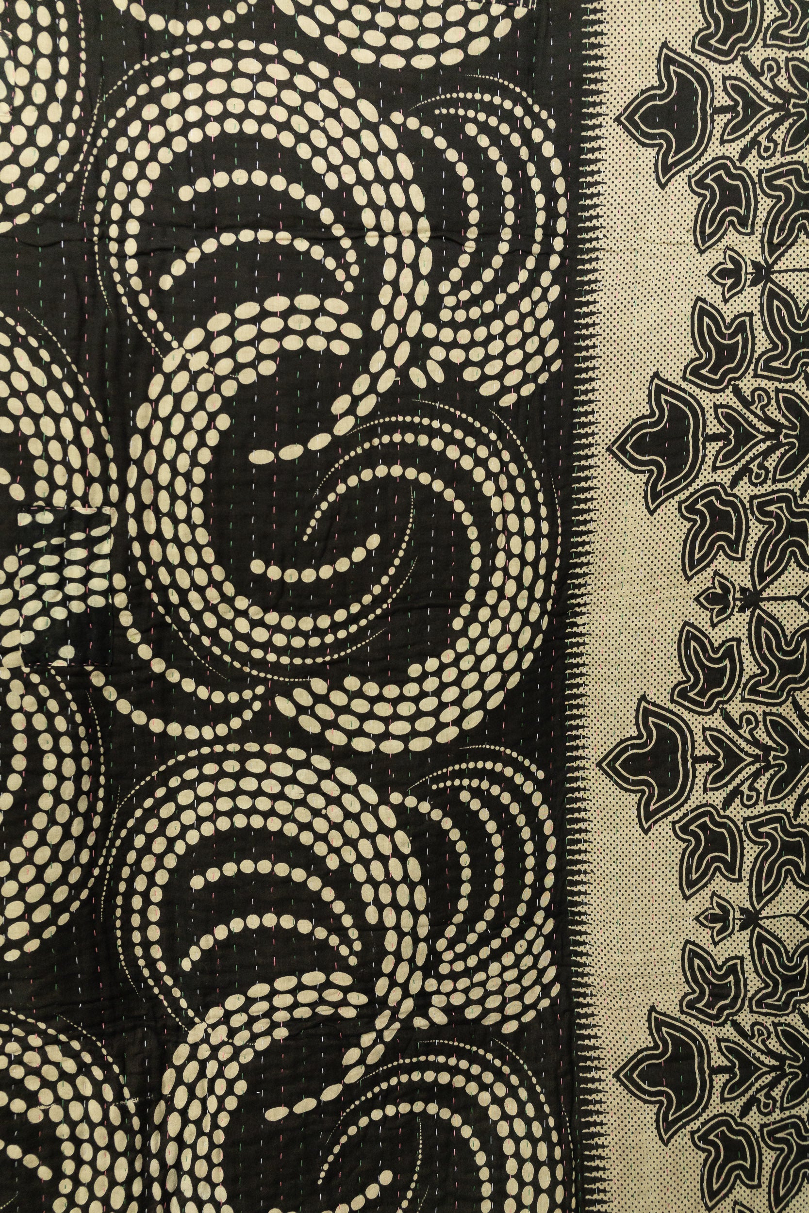 Hyacinth Kantha Throw
