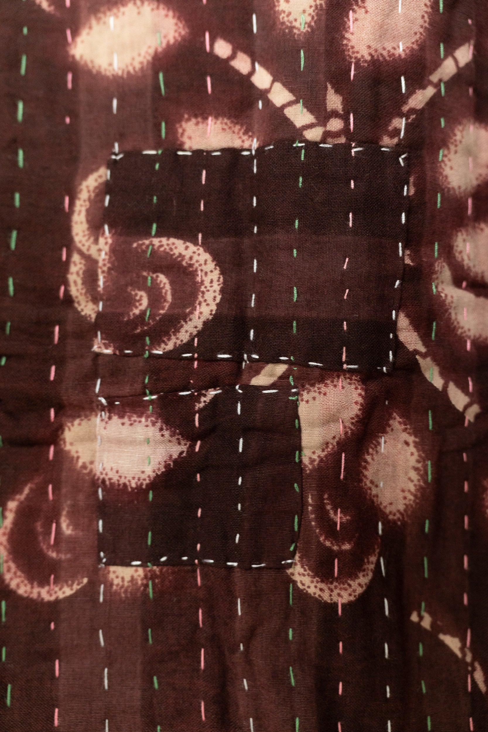 Hyacinth Kantha Throw