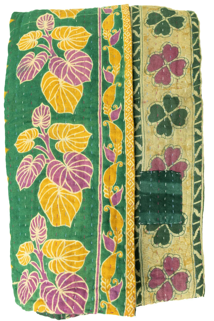 Ideal Kantha Throw Blanket