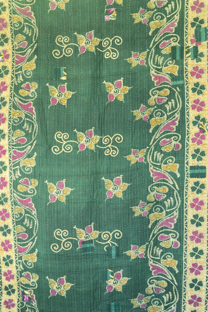 Ideal Kantha Throw Blanket