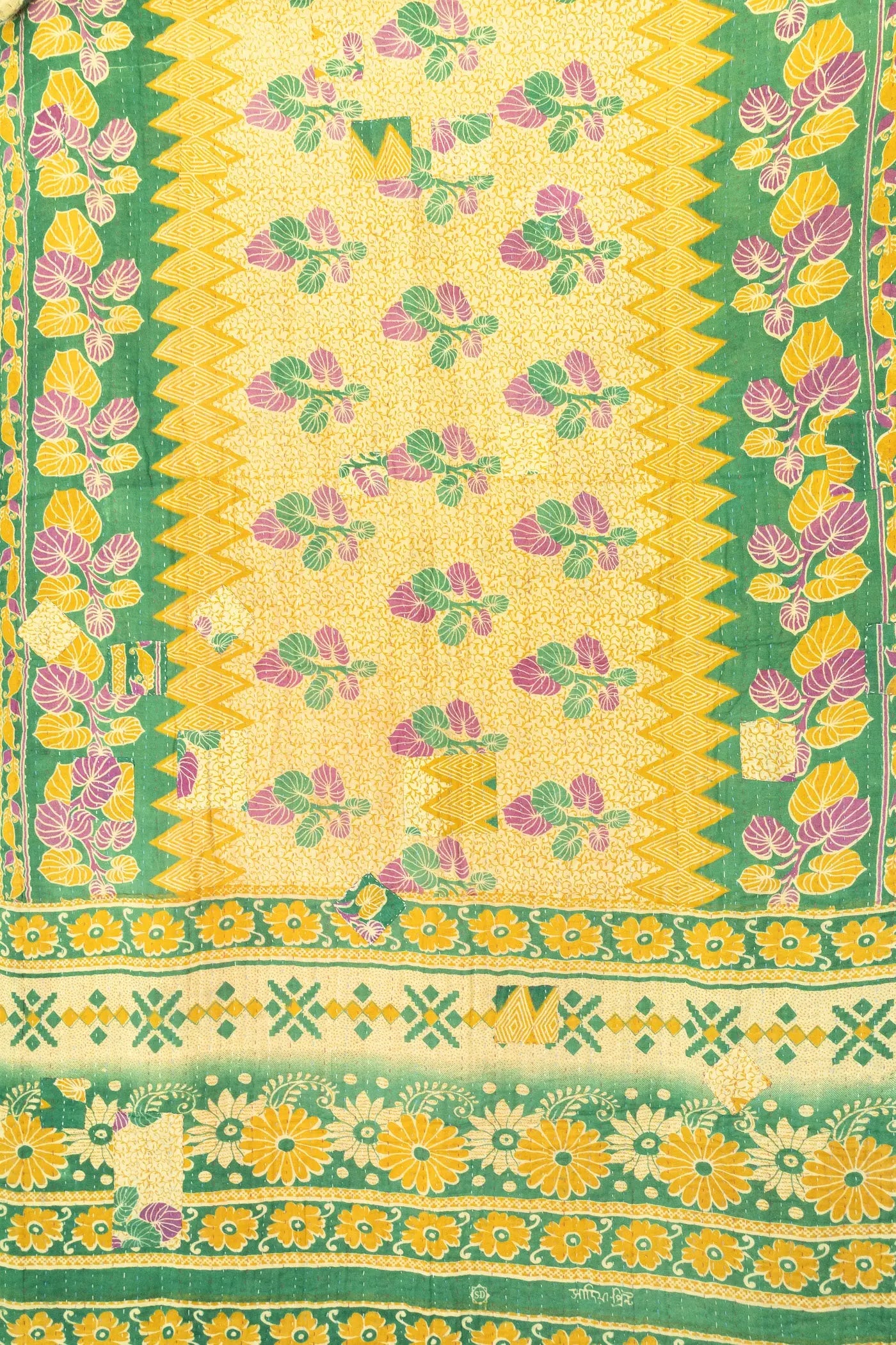 Ideal Kantha Throw Blanket