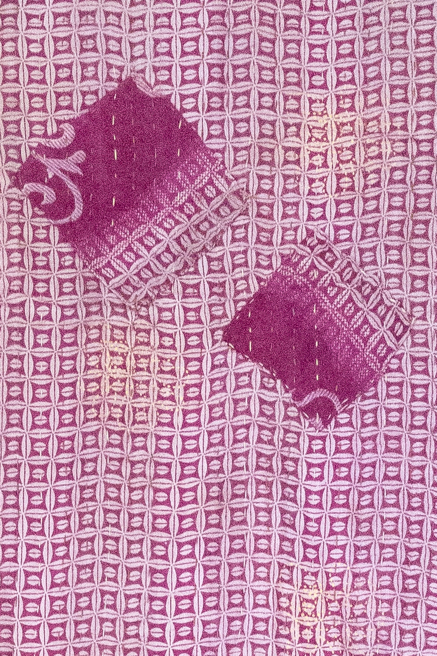 Imaginative Kantha Throw Blanket