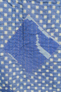 Imaginative Kantha Throw Blanket