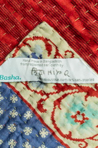 Imaginative Kantha Throw Blanket