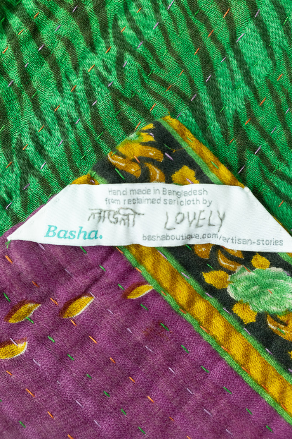Imagine Kantha Throw
