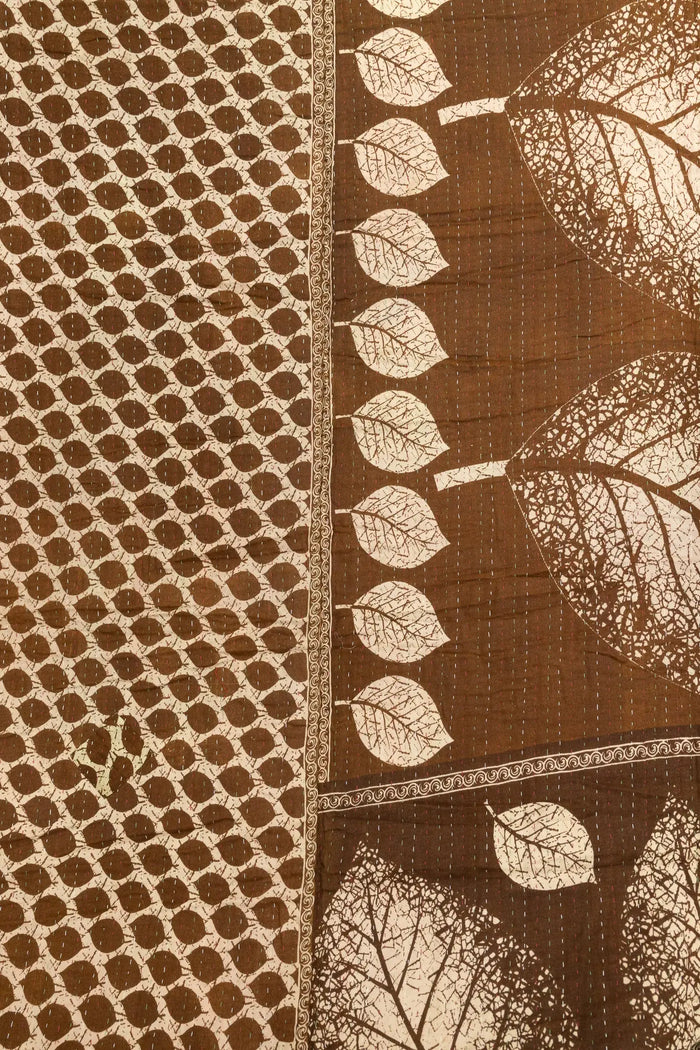 Inclusive Large Kantha Throw Blanket