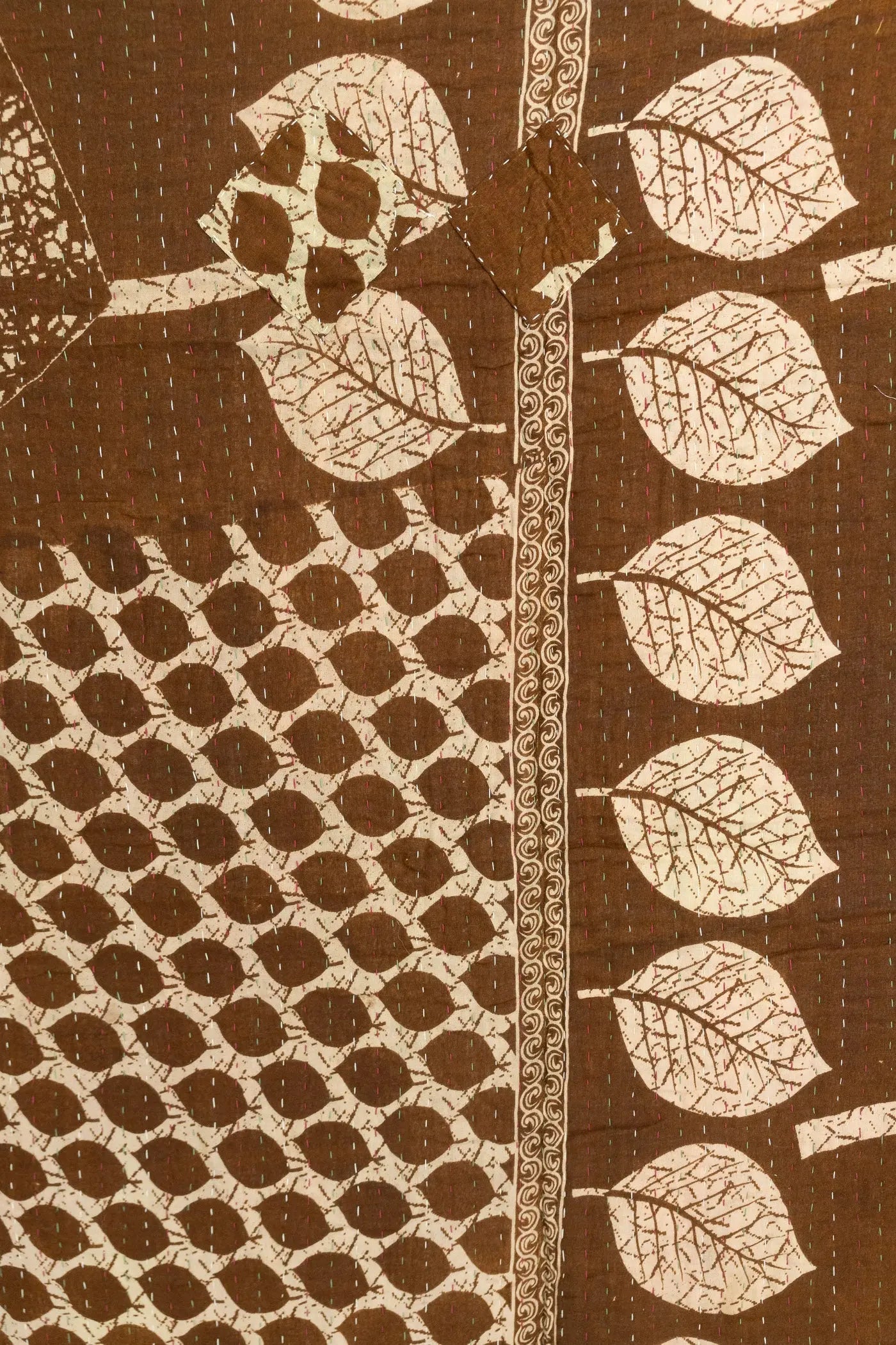 Inclusive Large Kantha Throw Blanket