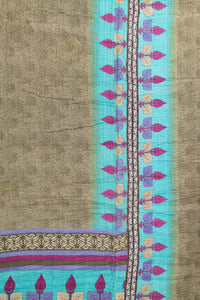 Inclusive Large Kantha Throw Blanket