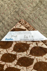 Inclusive Large Kantha Throw Blanket