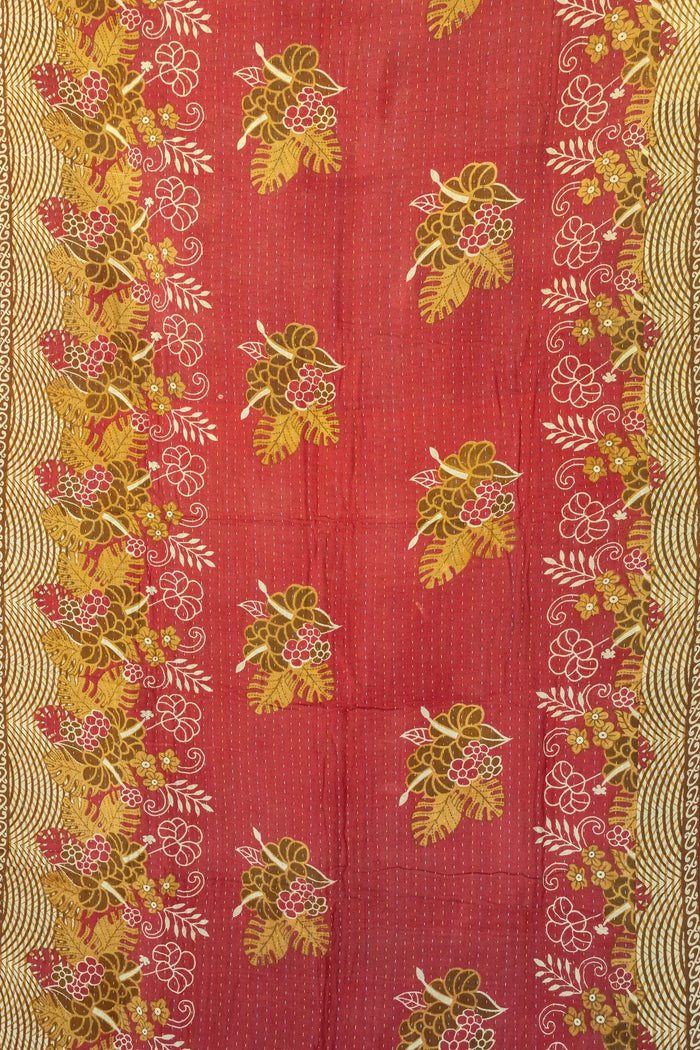 Incredible Kantha Throw Blanket
