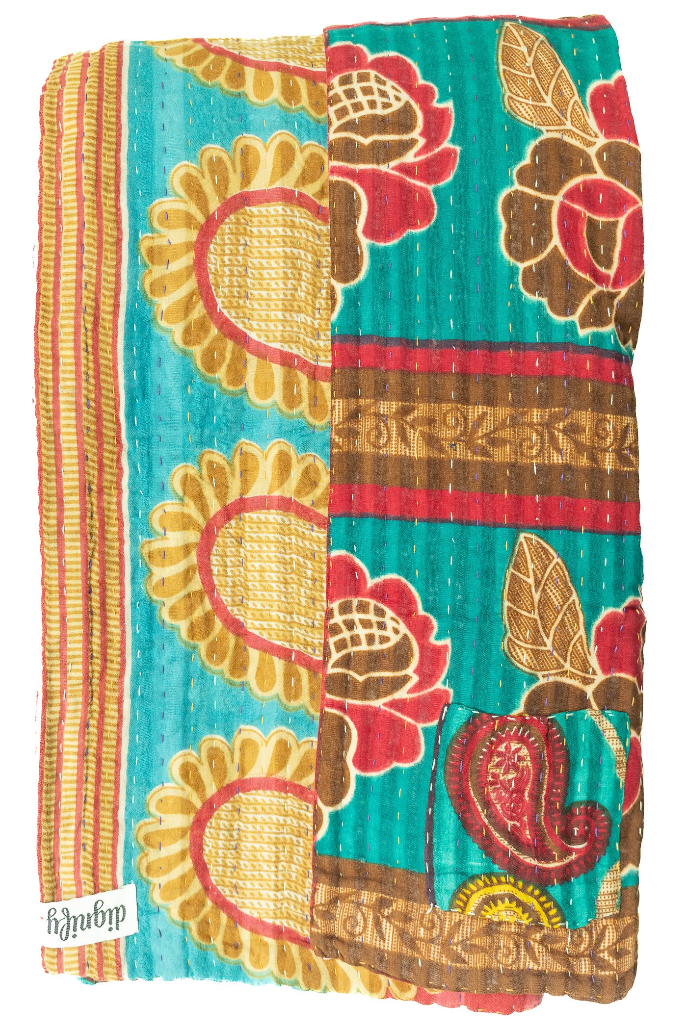 Insight Large Kantha Throw Blanket