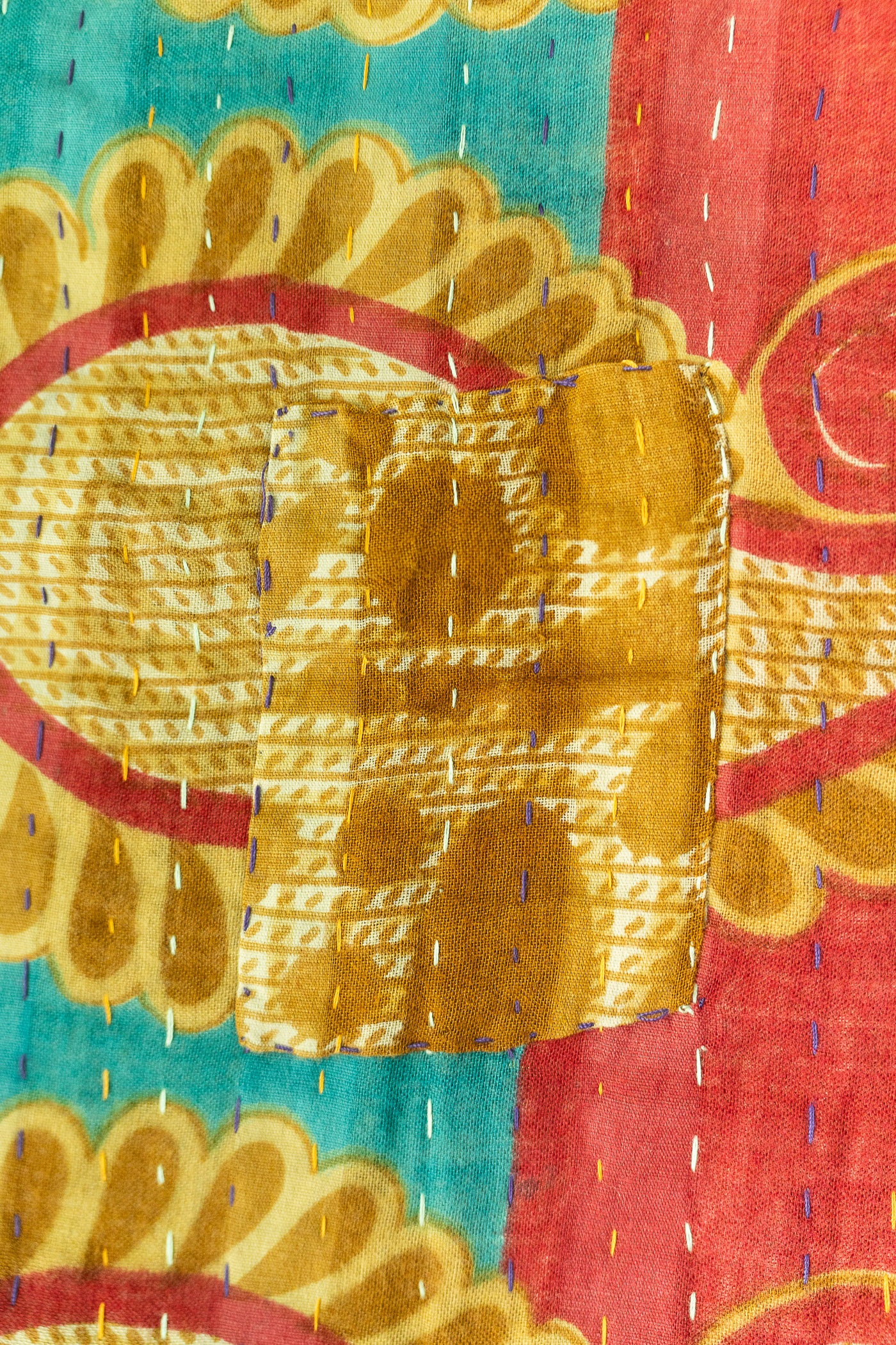 Insight Large Kantha Throw Blanket
