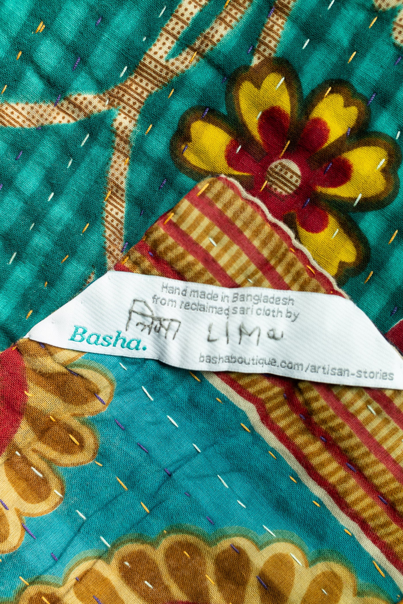 Insight Large Kantha Throw Blanket
