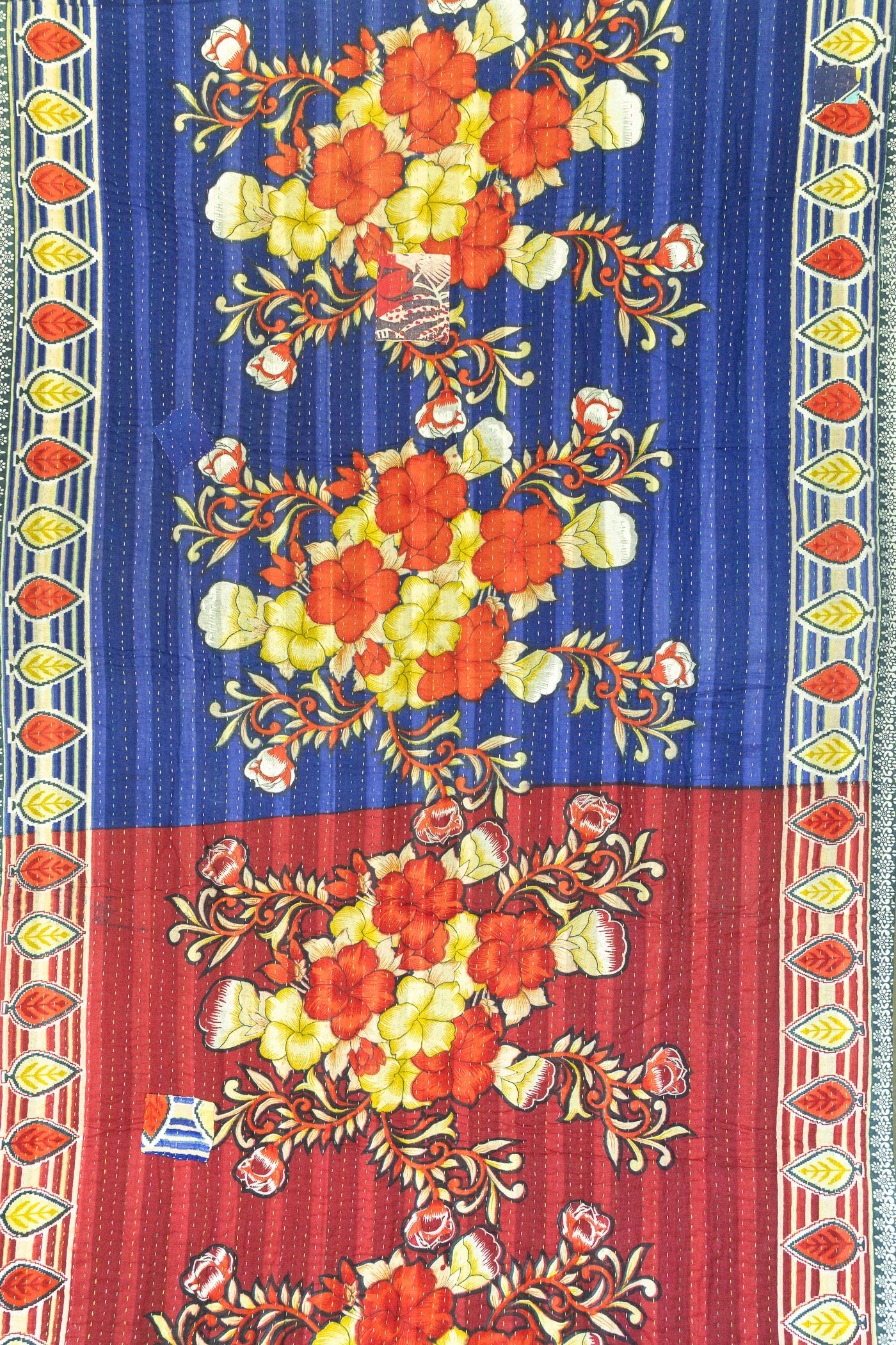 Inspiring Kantha Throw Blanket