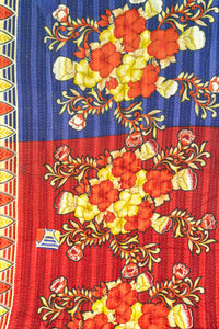 Inspiring Kantha Throw Blanket
