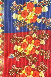 Inspiring Kantha Throw Blanket