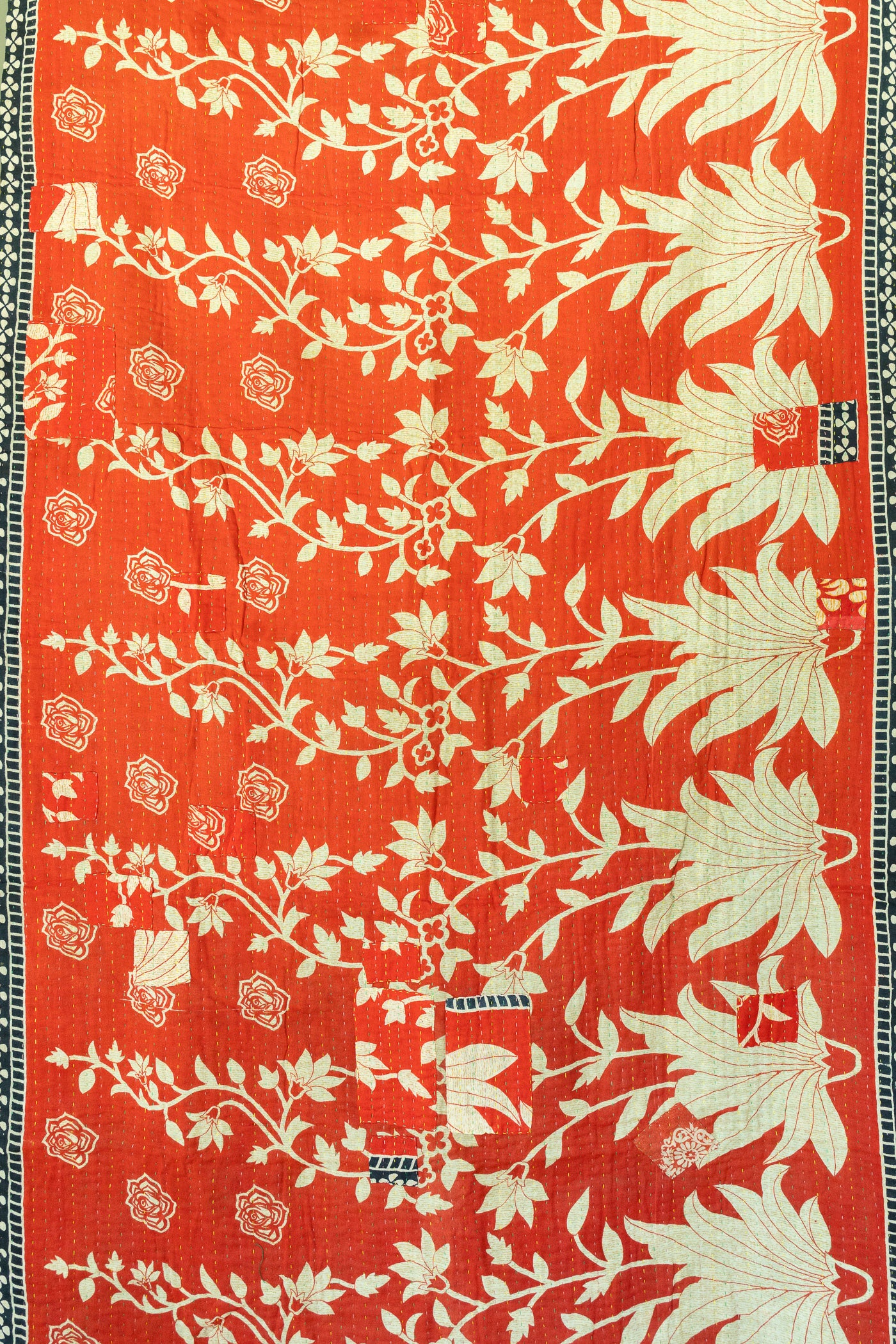Inspiring Kantha Throw Blanket