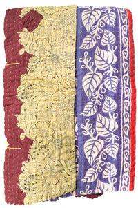 Kantha Throw Bed Quilt