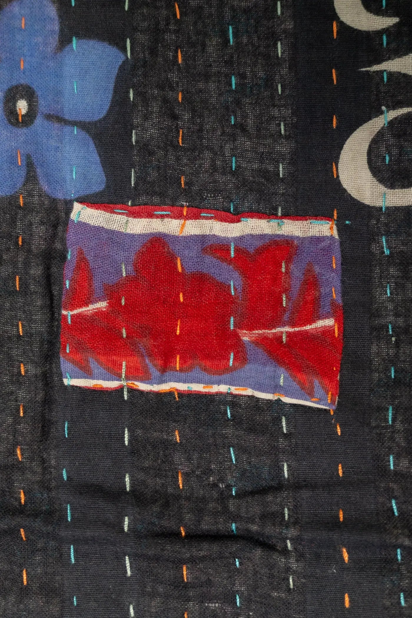 Ivy Kantha Throw Blanket