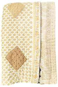 Kantha Throw Bed Quilt