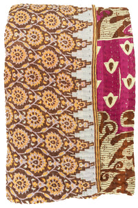 Jaipur Kantha Throw Blanket
