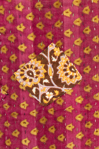 Jaipur Kantha Throw Blanket