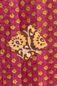 Jaipur Kantha Throw Blanket