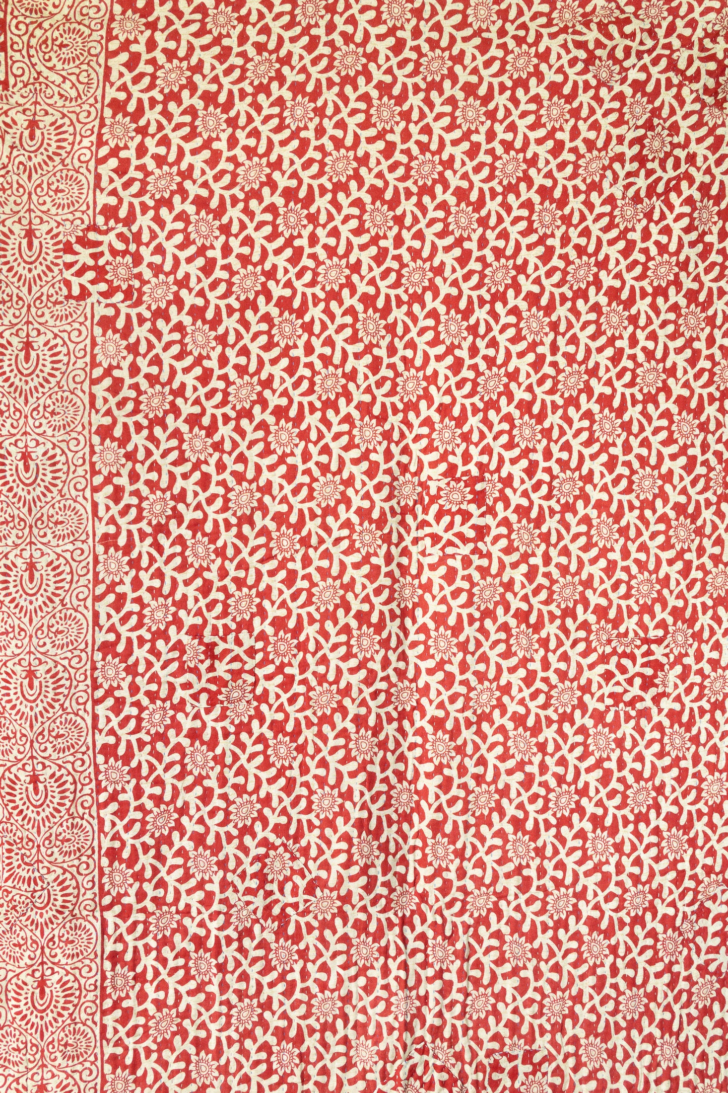 Jolly No. 1 — Large Kantha Christmas Throw